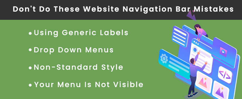 Don't Do These Website Navigation Bar Mistakes